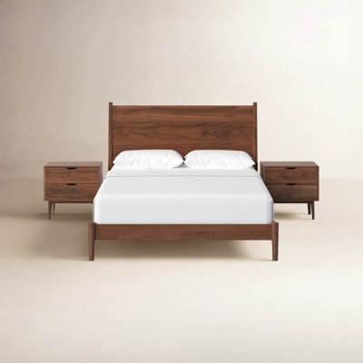 Jacqualine 3-Piece Walnut Bedroom Set