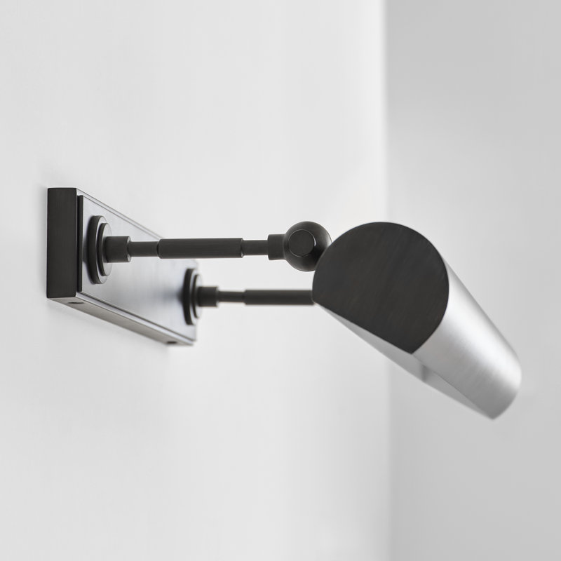 Kenyon Dimmable Wall Mounted Picture Light, Black, 2.38" H x 30" W x 10.3" D