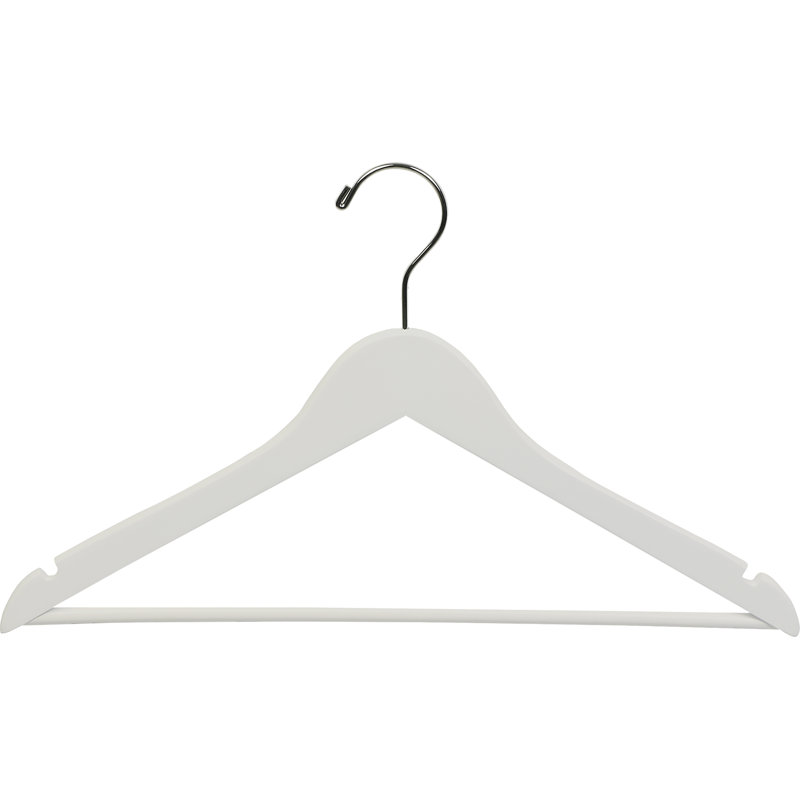 Cintre anti-dérapant Weon, Blanc