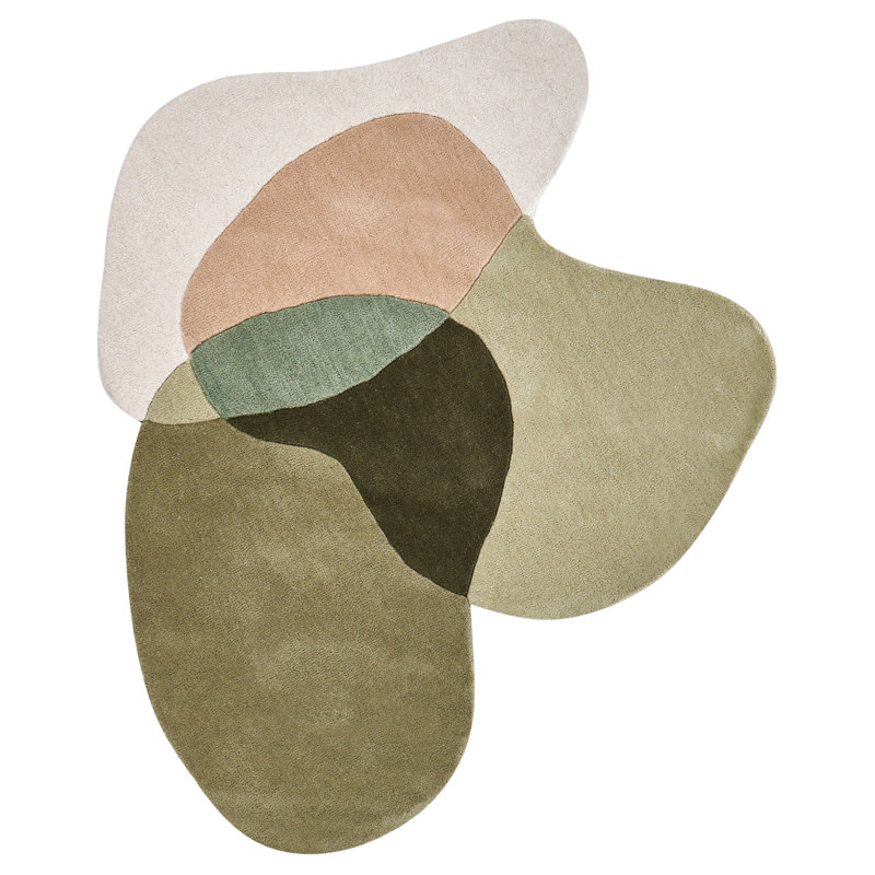 Novelty 140 cm x 140 cm Wool Hand Tufted Area Rug