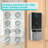 WIFI Smart Lock, Fingerprint Keyless Entry Door Lock with Doorbell, Front Door Smart Lock-107666611