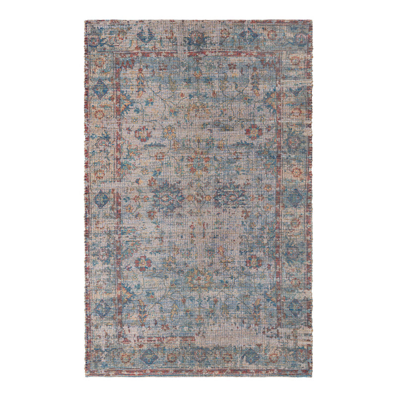 Tapis Watkin - bleu sarcelle, Rectangle 5 pi 3 po x 8 pi