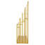 5-Tier Metal Scarf Holder Organizer Floor Standing Scarf Display Stand