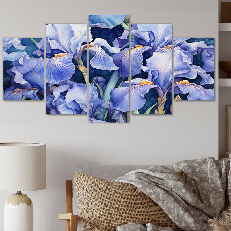 Traditional Plants & Flowers Wall Decor on Metal