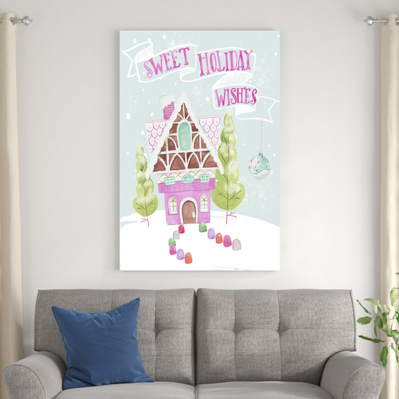 «Candy Christmas I» par Jennifer Paxton Parker - reproduction sur toile tendue, H 48 po x l 32 po