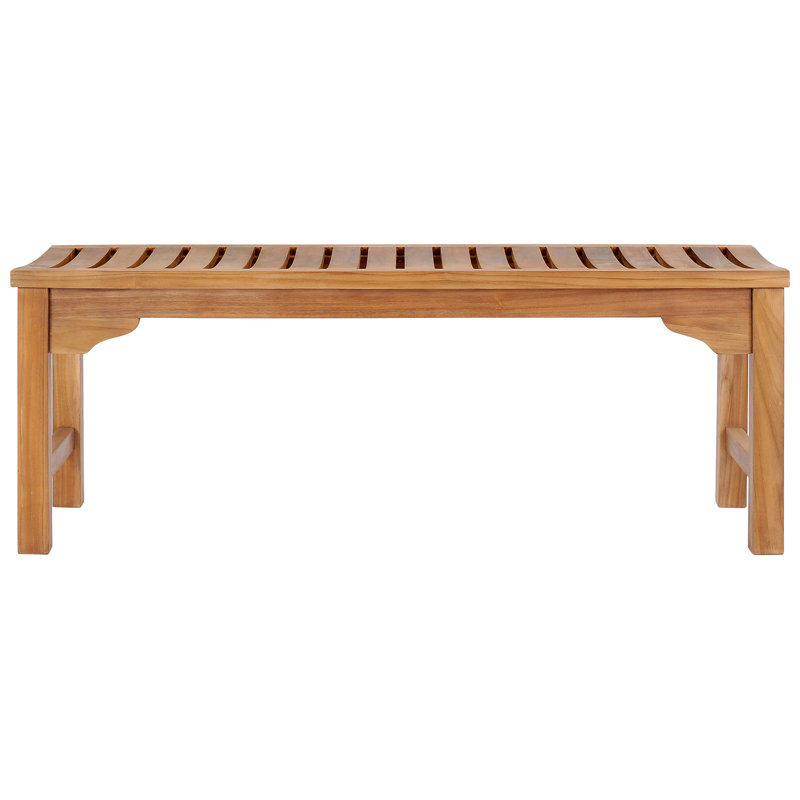 Wood Shower Bench, 18" H x 48" W x 18" D