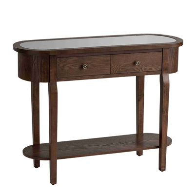 40'' Glass Top Console Table