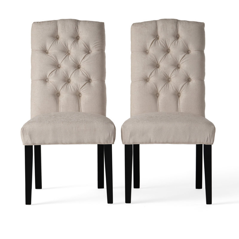 Ensemble de 2 chaises capitonnées Harriet Kd