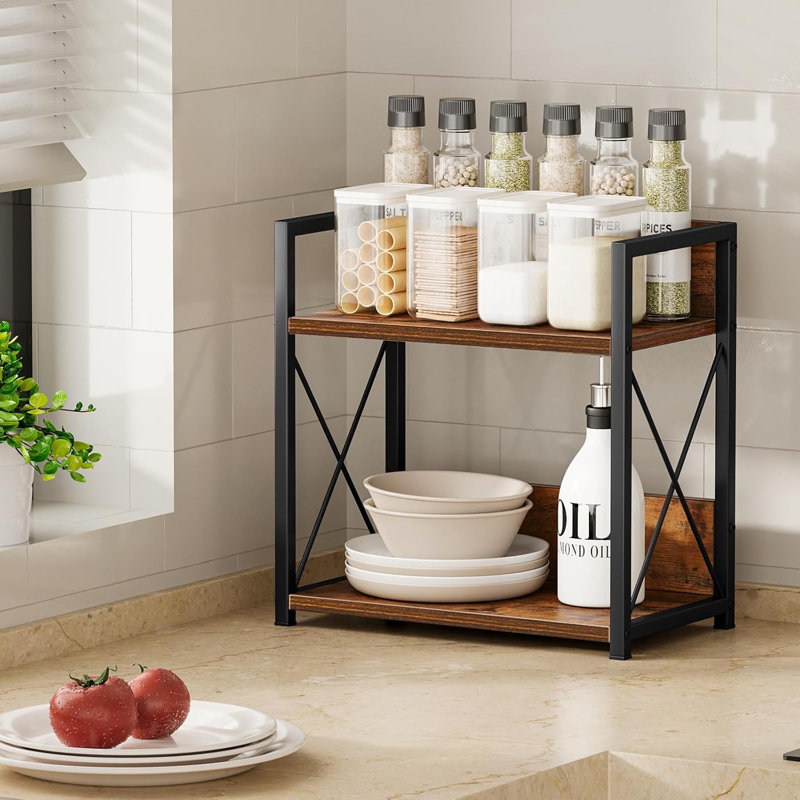 Two Layer Spice Rack Storage Box