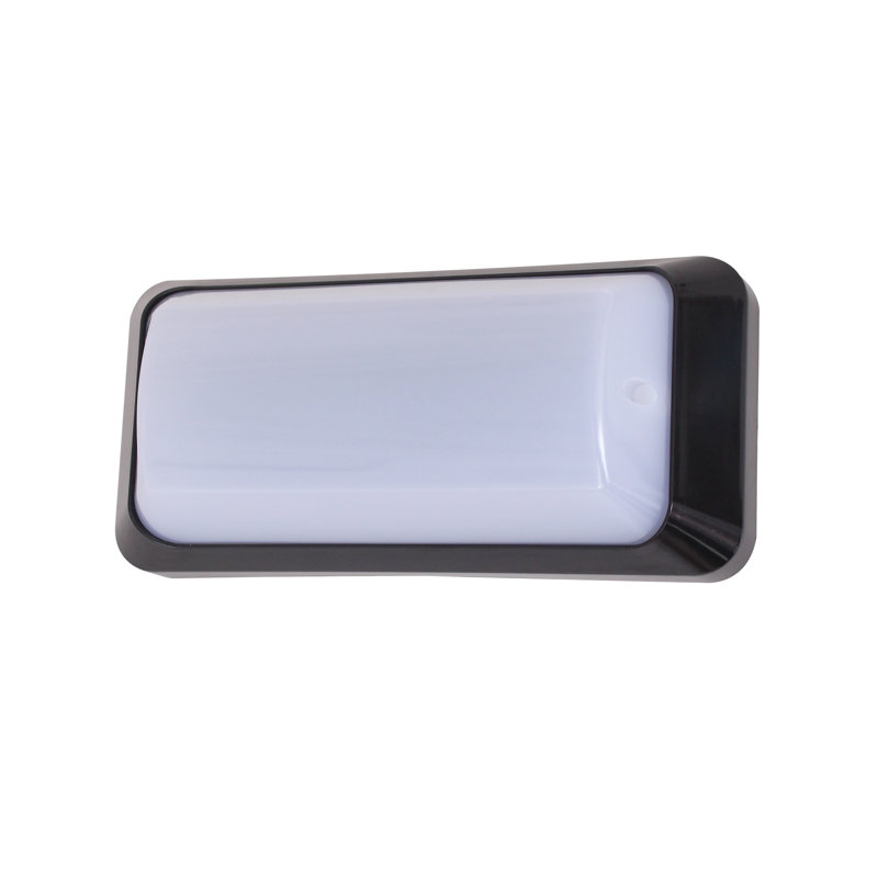 Plafonnier encastré 1 lumière DEL, Noir, 5000