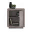 Armoire de rangement, finition gris moyen