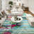 Chenille Washable Abstract Indoor / Outdoor Rug-318467732