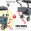 Push & Pull Utility Folding Wagon With Removable Canopy