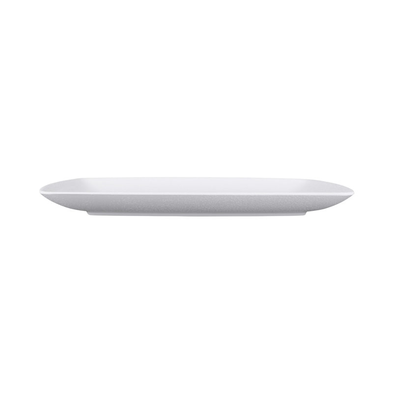 Plateau en mélamine Zen, Blanc, H 1,13 po x l 12,25 po x P 8,5 po