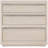 Solaria 2 - Drawer Solid Wood Nightstand in Dune