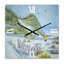 Horloge murale enfant marchant sur la plage-1365256109