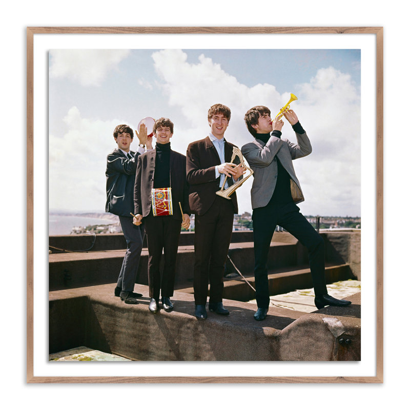 Beatles Portrait Print by Getty Images, White Oak, 48" H x 48" W