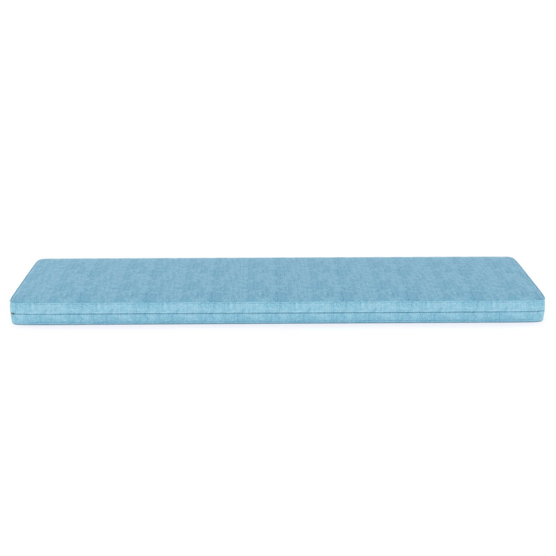 Indoor/Outdoor Sunbrella® Seat Cushion, Cast Horizon Sunbrella® Plainweave, 44" W x 18" D