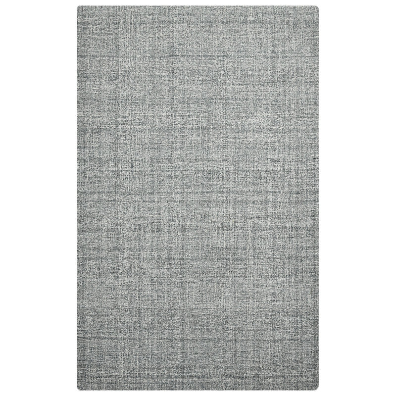 Hand Tufted Wool Plaid Indoor Rug, Rectangle 8'1" x 11'1"