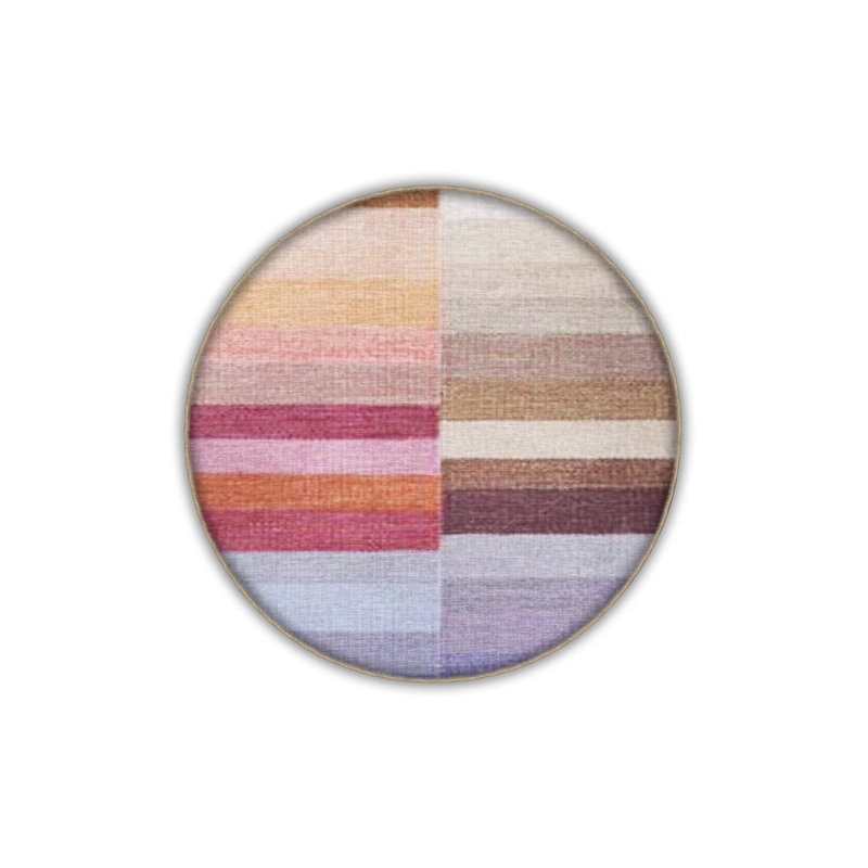 Multicolored Mixed Geometric Patterned Modern Decorative Carpet, Runner 2'6" x 9'11"