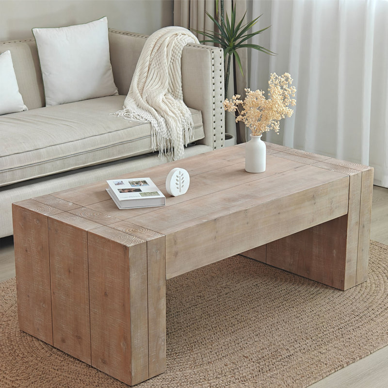 Table basse 49 po, Naturel