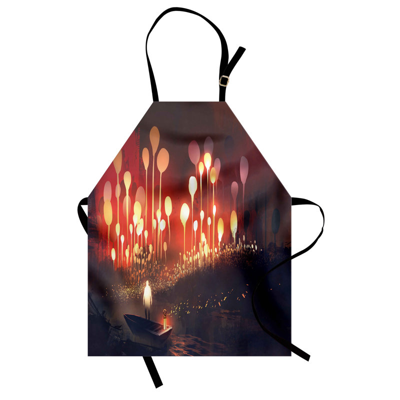 No Pattern Bib Apron