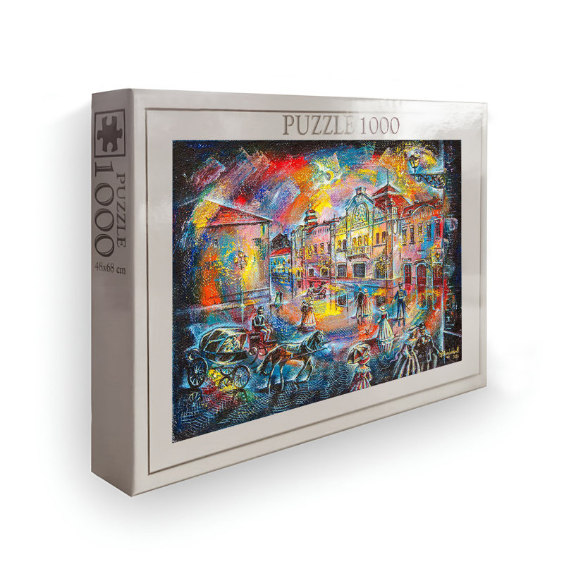 1000-Piece Jigsaw Puzzle, 26.8 x 18.9 inches | High-Quality 100% Cardboard, Vibrant Design | Perfect for Family Fun, Stress Relief & Educational Play | Gift for Adults & Kids | Box Size: 13.2 x 9.1 x 2.0 inches