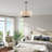 Litzy 4 - Light Dimmable Drum Chandelier