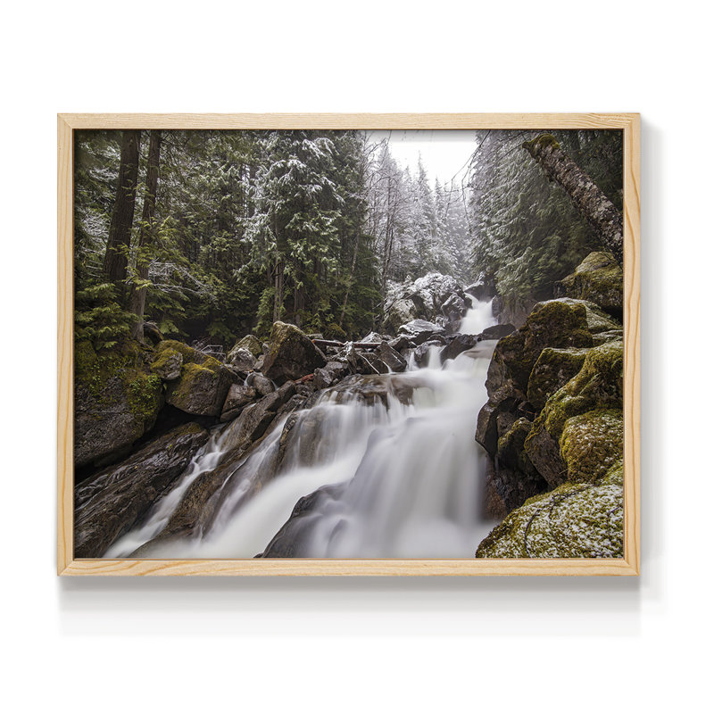 The Rush -Framed Print - Restickable, Natural, 22" H x 28" W