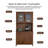 Nordic Oak Multifunctional Kitchen Food Cabinet