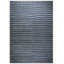 Large Square Flatwoven Blue Color Antique Striped Dhurrie Rug
