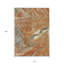 10' X 14' Brown Abstract Washable Indoor Outdoor Area Rug