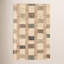 Mosaic Blue Handwoven Jute Rug-78142787