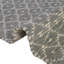 Tapis à motif de treillis gris et gris-631516597