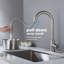 Robinet de cuisine tactile avec douchette extractible-104406450