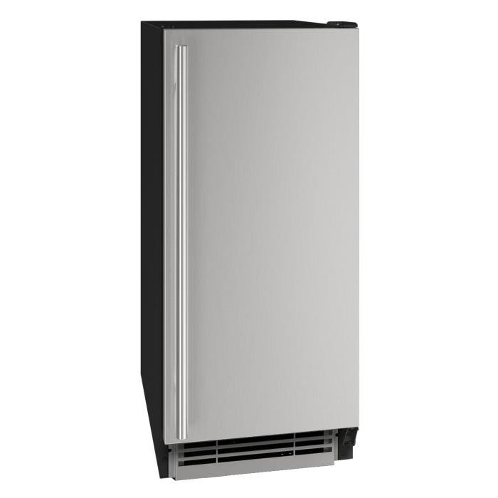 Stainless Steel Undercounter Clear Ice Maker, 15-inch