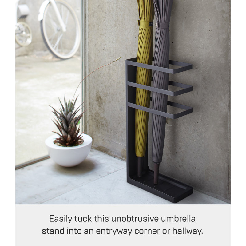 Porte-parapluies / porte-parapluies Yamazaki Home, Noir