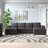 Biaggio Boneless Modular U-Shaped Sectional with 2 Ottomans-51660757-1436640