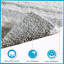 Tapis pour salle de bain réversible en coton Aaniyah-608381813-608381814