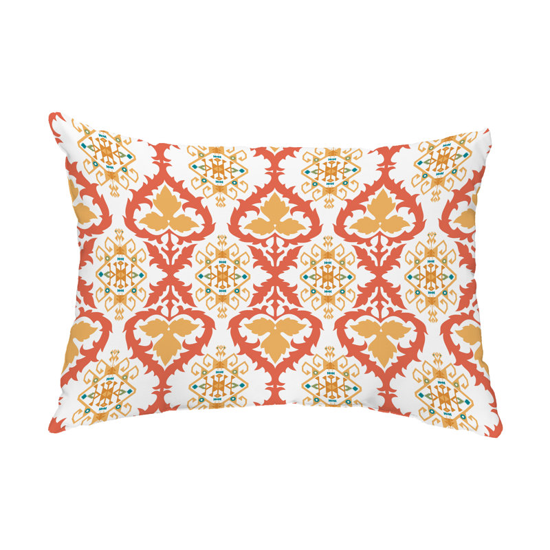 Bombay Outdoor Rectangular Pillow Cover & Insert, Orange
