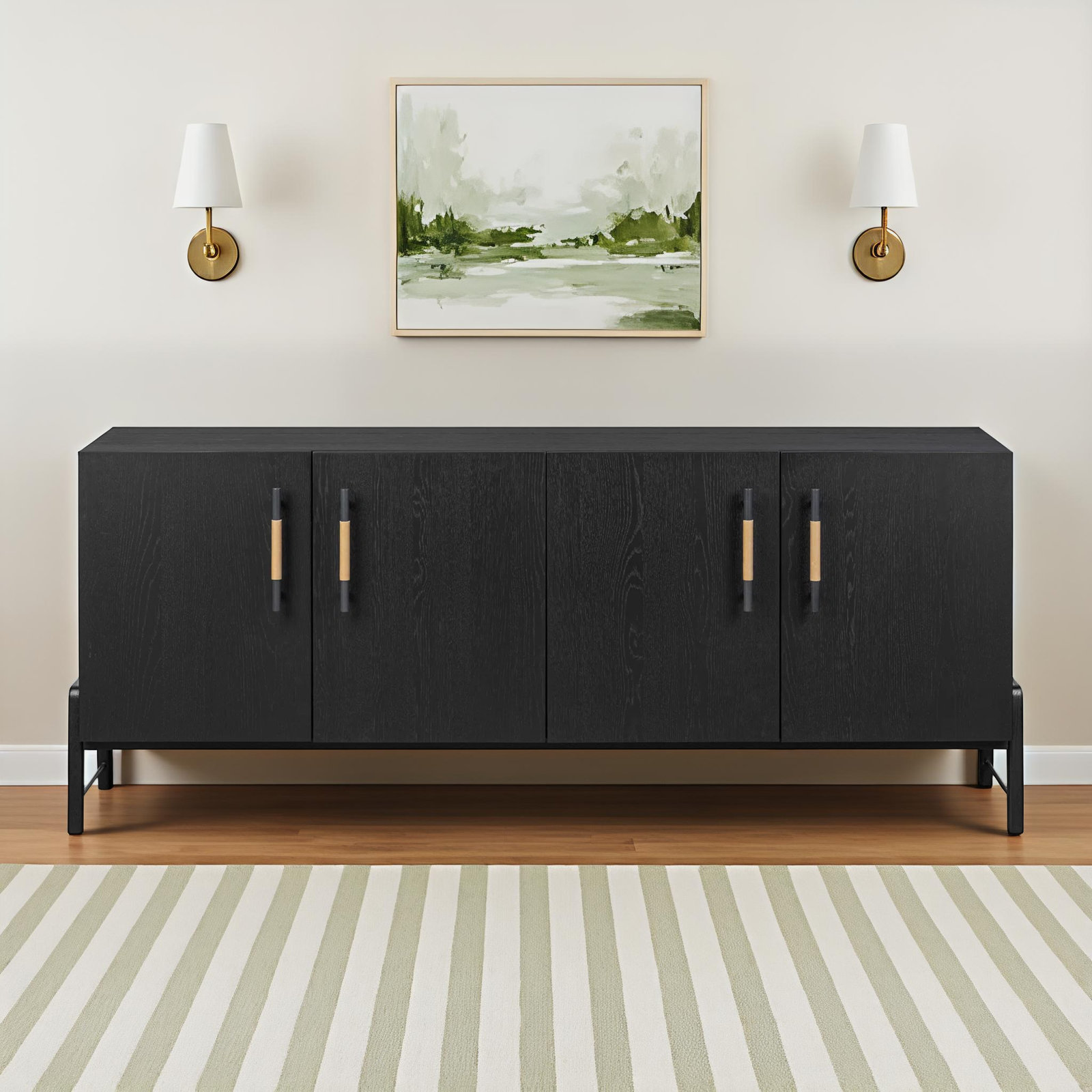 Karsten Oak Sideboard, Ebony Oak