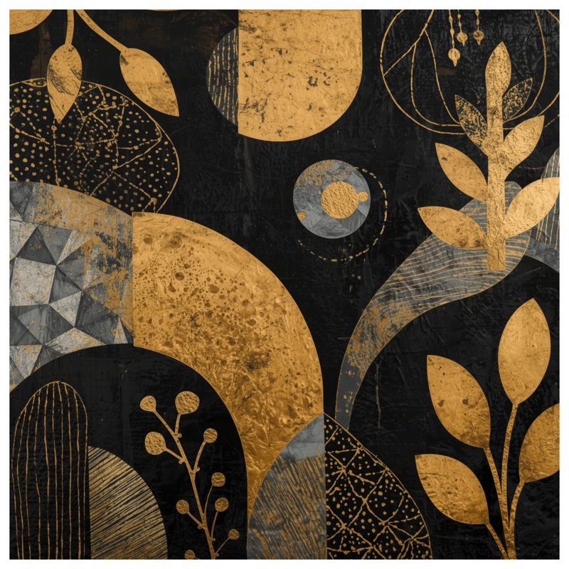 Coussins décoratifs dorés, 14 X 14 pouces