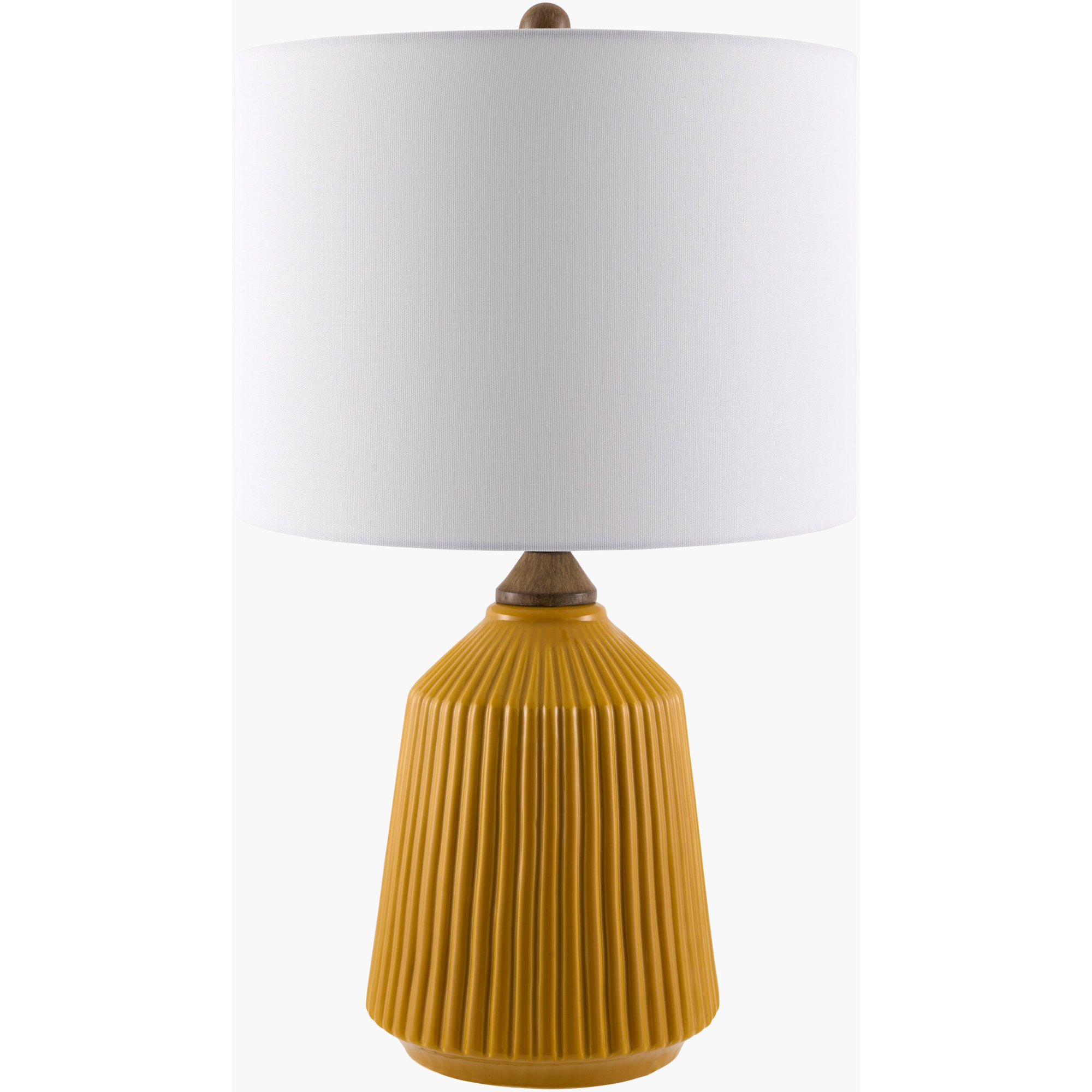 Teasley Ceramic Table Lamp, Yellow