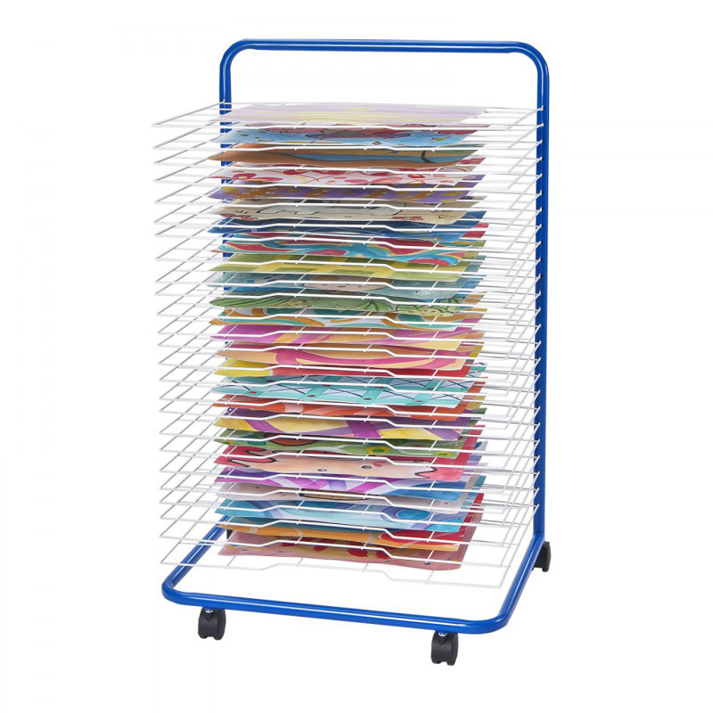 Séchoir à peinture avec 4 roulettes Art