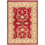 Tapis unique en laine noué à la main style Chobi des années 2010 de 4 pi 1 po x 6 pi rouge foncé Pudendas