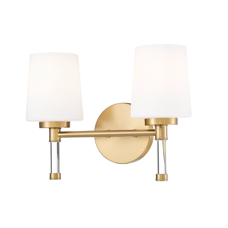 Kinzie 14 inch Modern Gold 2 Light Vanity, Gold