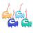 3.1'' Animals Lighted Hanging Figurine Ornament