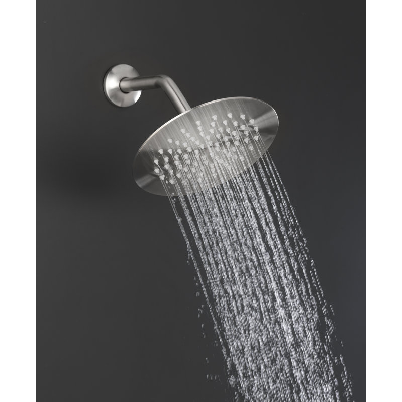 Pomme de douche Sottile Rain, Nickel brossé