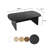 Modern Black Coffee Table, 41.3 x 13.8 x 23.6 inches | 100% Melamine Coated Particle Board with PVC Edgebanding, Thickness: 0.7 inches | Stylish and Durable Design for Living Room & Lounge Spaces-1685050859