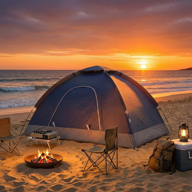 2 Person Tent, Navy Blue